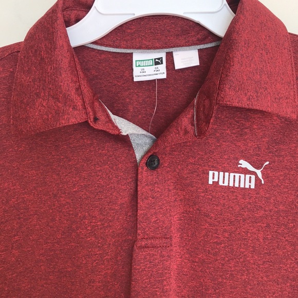 PUMA boys Polo shirt with cut on side. - Picture 3 of 8
